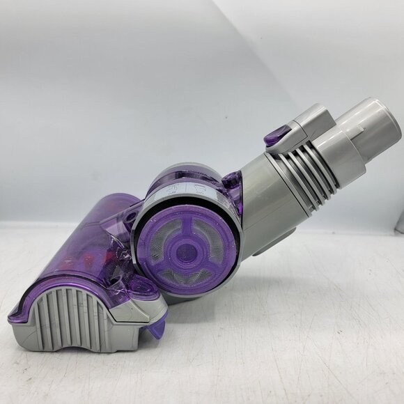 Dyson Mini Turbine Head Purple Gray Vacuum Cleaner Attachment Head - Picture 2 of 8
